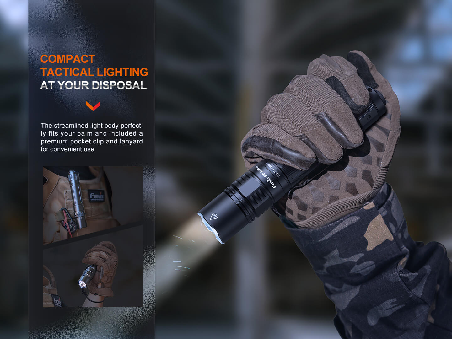 Φακός Fenix PD36R Pro Επαναφορτιζόμενος με USB Δώρο E03R V2.0 - Image 13